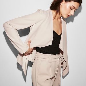 EXPRESS DRAPE OPEN FRONT JACKET